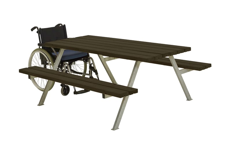 PLUS Alpha Bord/Benksett 177 cm - Hagemøbler - Hagebord - Piknikbord