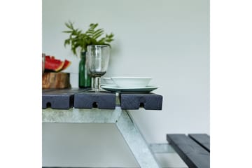 PLUS Alpha Bord/Benksett med 2 Ryggstøtte 118 cm - Hagemøbler - Hagebord - Piknikbord