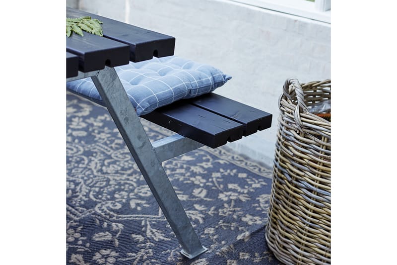 PLUS Alpha Bord/Benksett med 2 Ryggstøtte 118 cm - Hagemøbler - Hagebord - Piknikbord