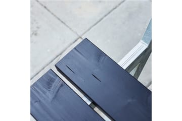 PLUS Alpha Bord/Benksett med 2 Ryggstøtte 118 cm - Hagemøbler - Hagebord - Piknikbord