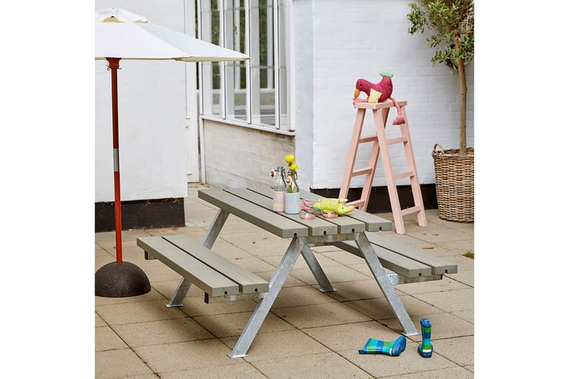 PLUS Alpha Junior Bord/Benksett 118 cm - Hagemøbler - Hagebord - Piknikbord