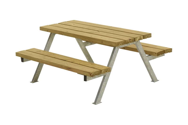 PLUS Alpha Junior Bord/Benksett 118 cm - Hagemøbler - Hagebord - Piknikbord