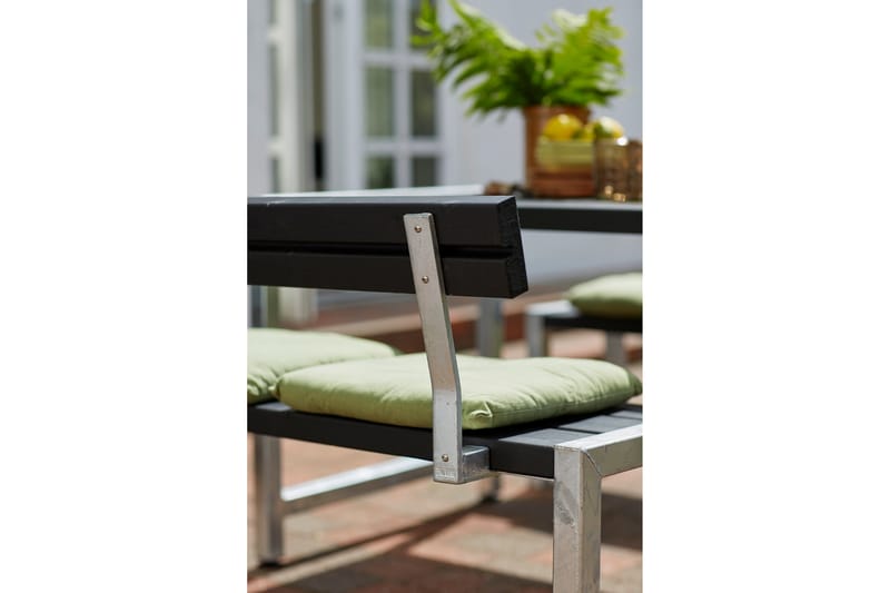 PLUS Cafésett med 1 Ryggstøtte 127 cm - Hagemøbler - Hagebord - Piknikbord