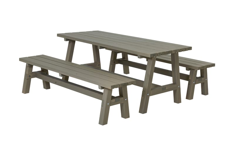 PLUS Country Plankesett 177 cm Bord og 2 Benker, - Piknikbord