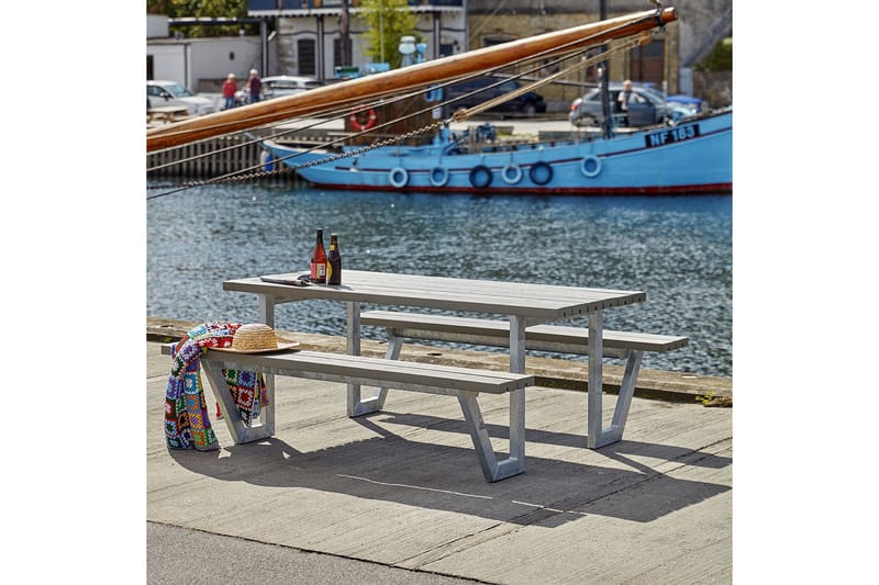 PLUS Wega Bord/Benksett 177 cm - Hagemøbler - Hagebord - Piknikbord