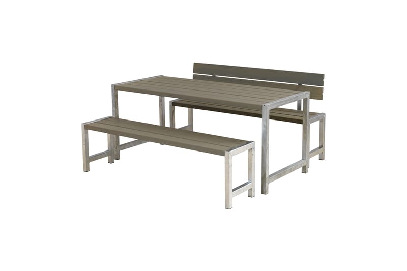 PLUS Plankesett med 1 Ryggstøtte 186 cm, undefined