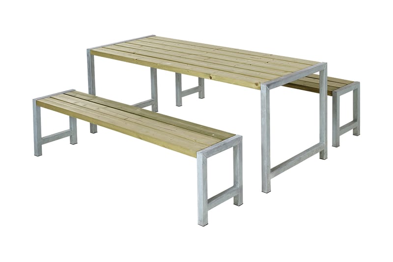 PLUS Plankesett 186 cm Trykkimpregnert - Hagemøbler - Hagebord - Piknikbord