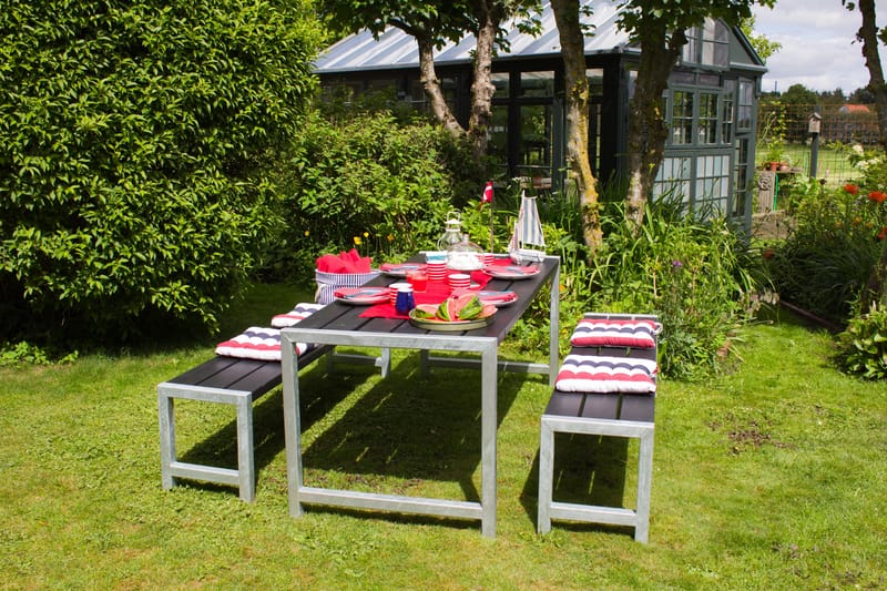 PLUS Plankesett 186 cm - Hagemøbler - Hagebord - Piknikbord