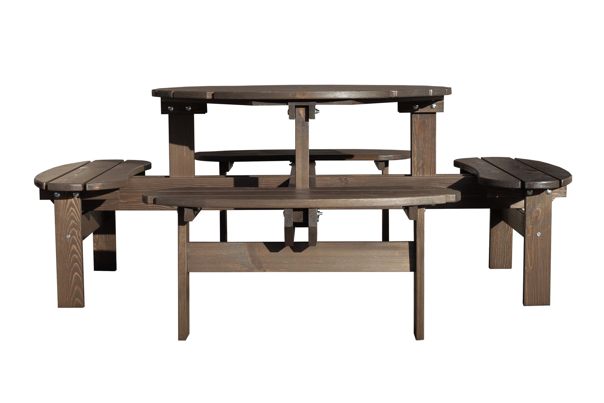 Rogolo Piknikbord 199 cm - Brun - Hagemøbler - Hagebord - Piknikbord