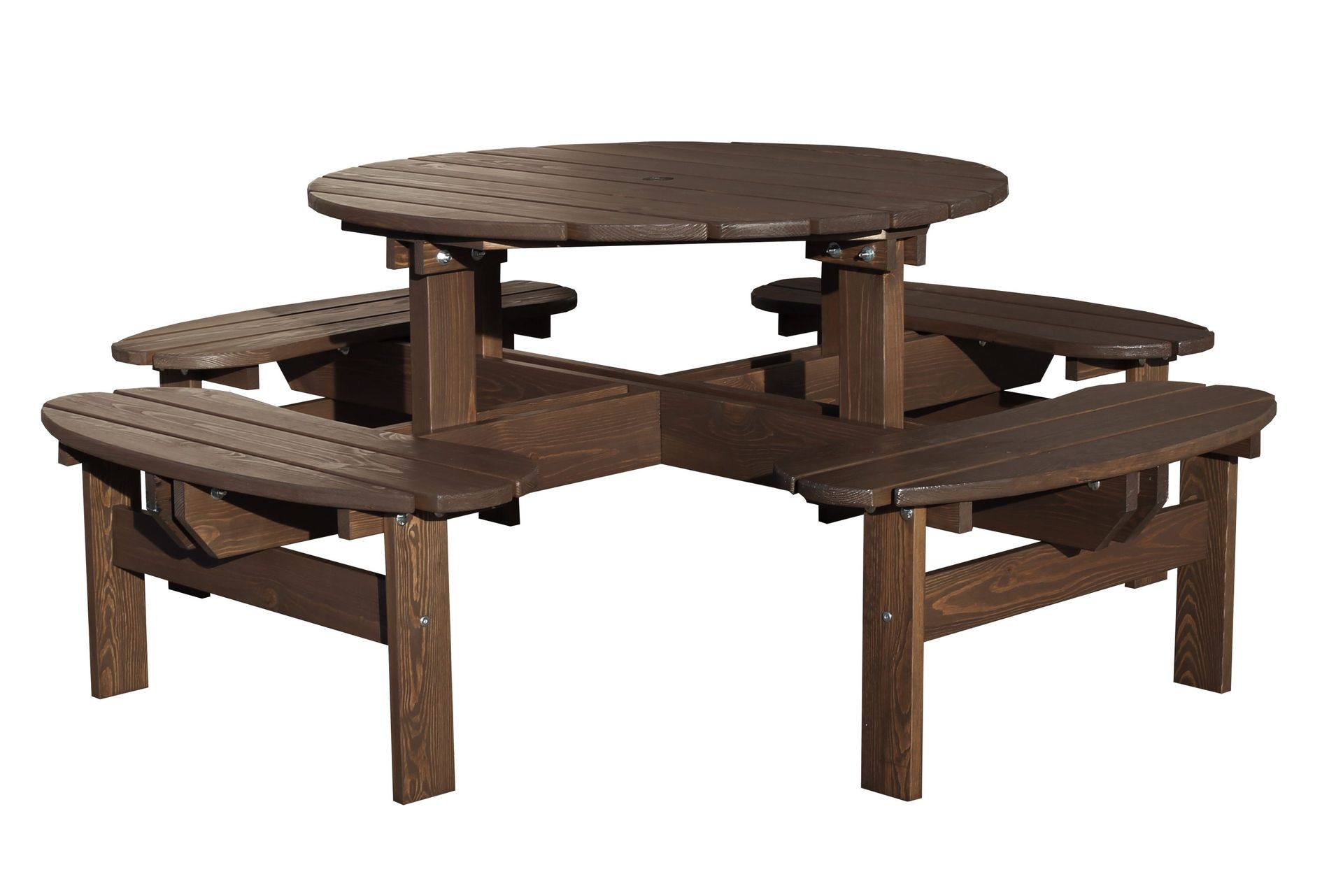 Rogolo Piknikbord 199 cm - Brun