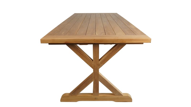 Prato Bord med X-ben 240×100 cm - Tre - Hagemøbler - Hagebord - Spisebord ute