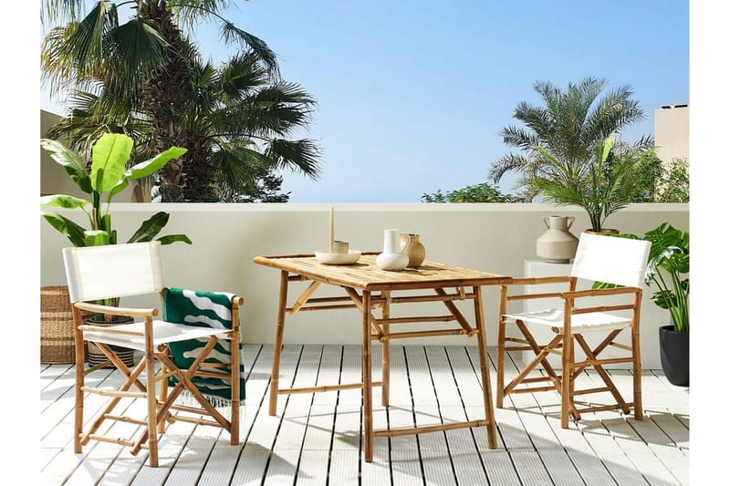 Redding Spisebord 120x69 cm - Lysebrun - Hagemøbler - Hagebord - Spisebord ute