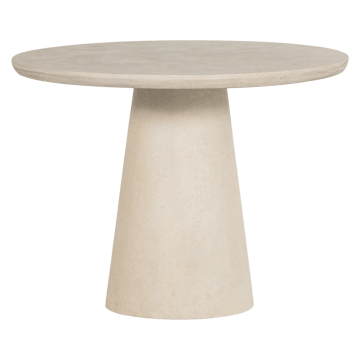 Rundt bord Kevon 100 cm utendørs - Natur - Hagemøbler - Hagebord - Spisebord ute