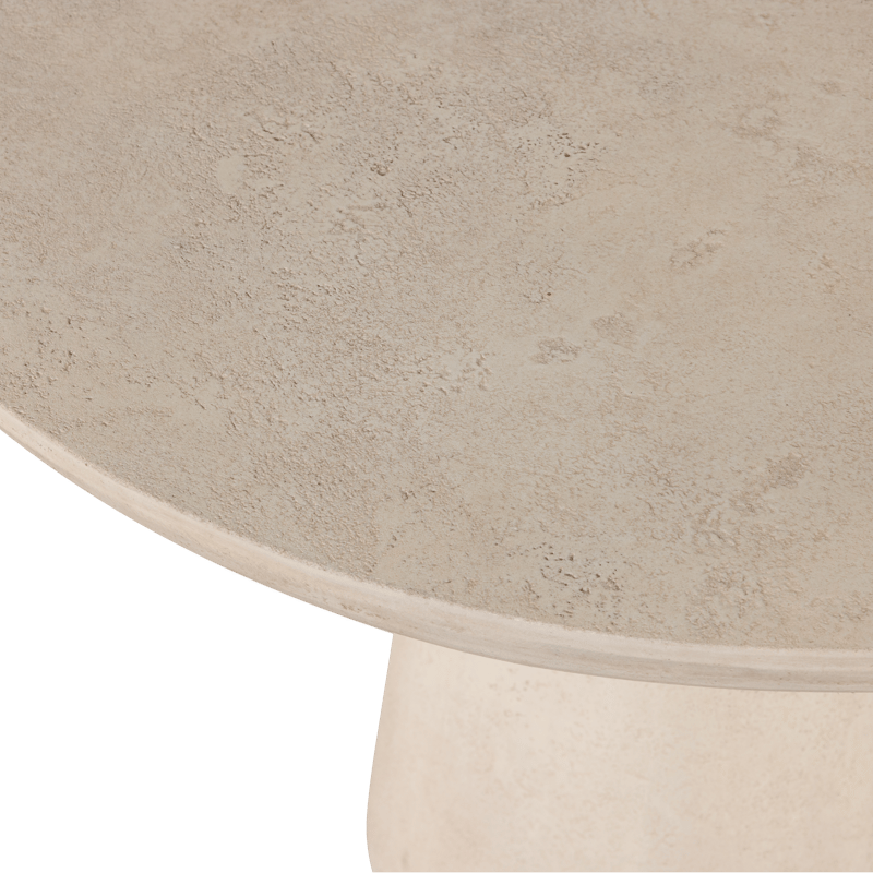 Rundt bord Kevon 100 cm utendørs - Natur - Hagemøbler - Hagebord - Spisebord ute