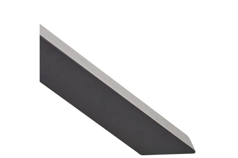 Rundt bord Maletto - Svart, gjennomsiktig, Svart, Gjennomsiktig - Hagemøbler - Hagebord - Spisebord ute