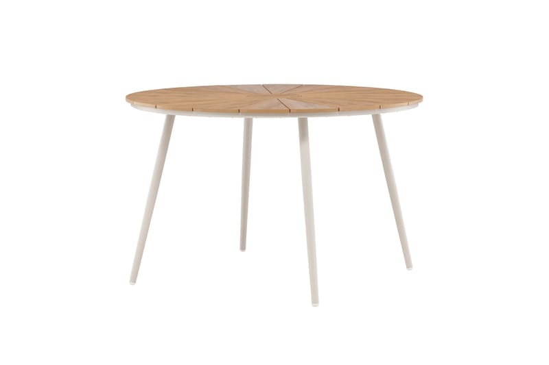 San Vito Spisebord Utendørs 120 cm - Beige - Hagemøbler - Hagebord - Spisebord ute