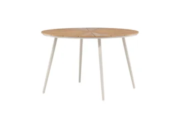 San Vito Spisebord Utendørs 120 cm - Beige - Hagemøbler - Hagebord - Spisebord ute