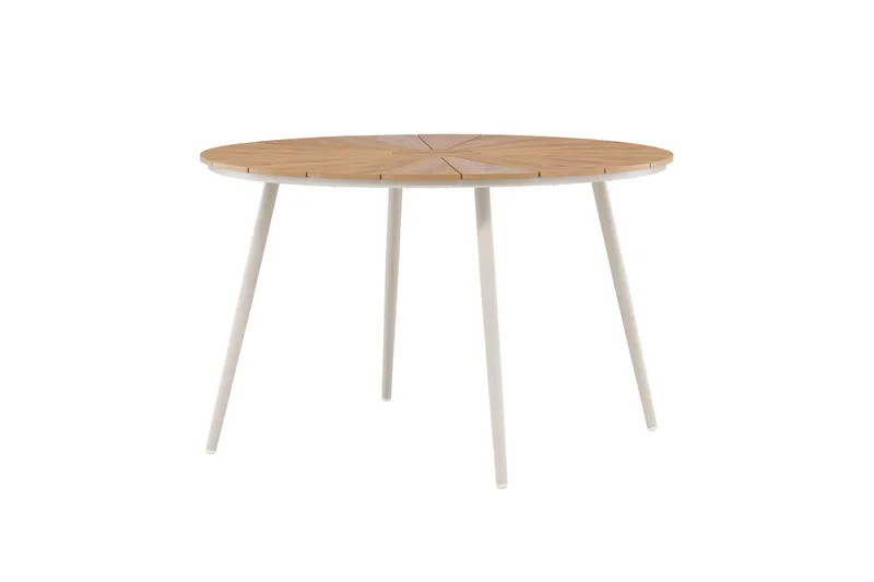 San Vito Spisebord Utendørs 120 cm - Beige - Hagemøbler - Hagebord - Spisebord ute