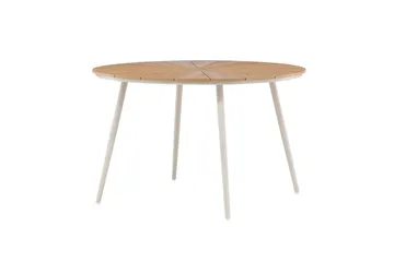 San Vito Spisebord Utendørs 120 cm - Beige - Hagemøbler - Hagebord - Spisebord ute
