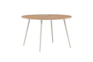 San Vito Spisebord Utendørs 120 cm - Beige - Hagemøbler - Hagebord - Spisebord ute