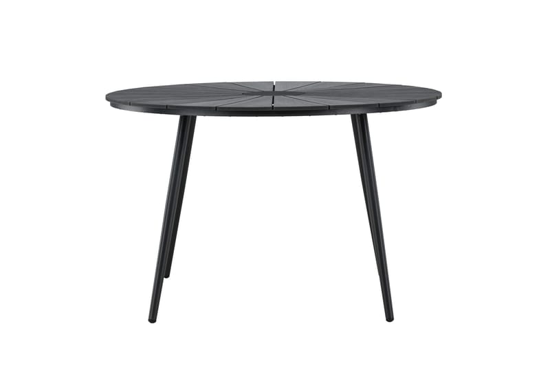 San Vito Spisebord Utendørs 120 cm - Svart - Hagemøbler - Hagebord - Spisebord ute