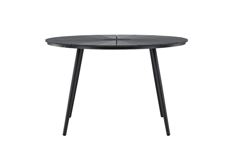 San Vito Spisebord Utendørs 120 cm - Svart - Hagemøbler - Hagebord - Spisebord ute