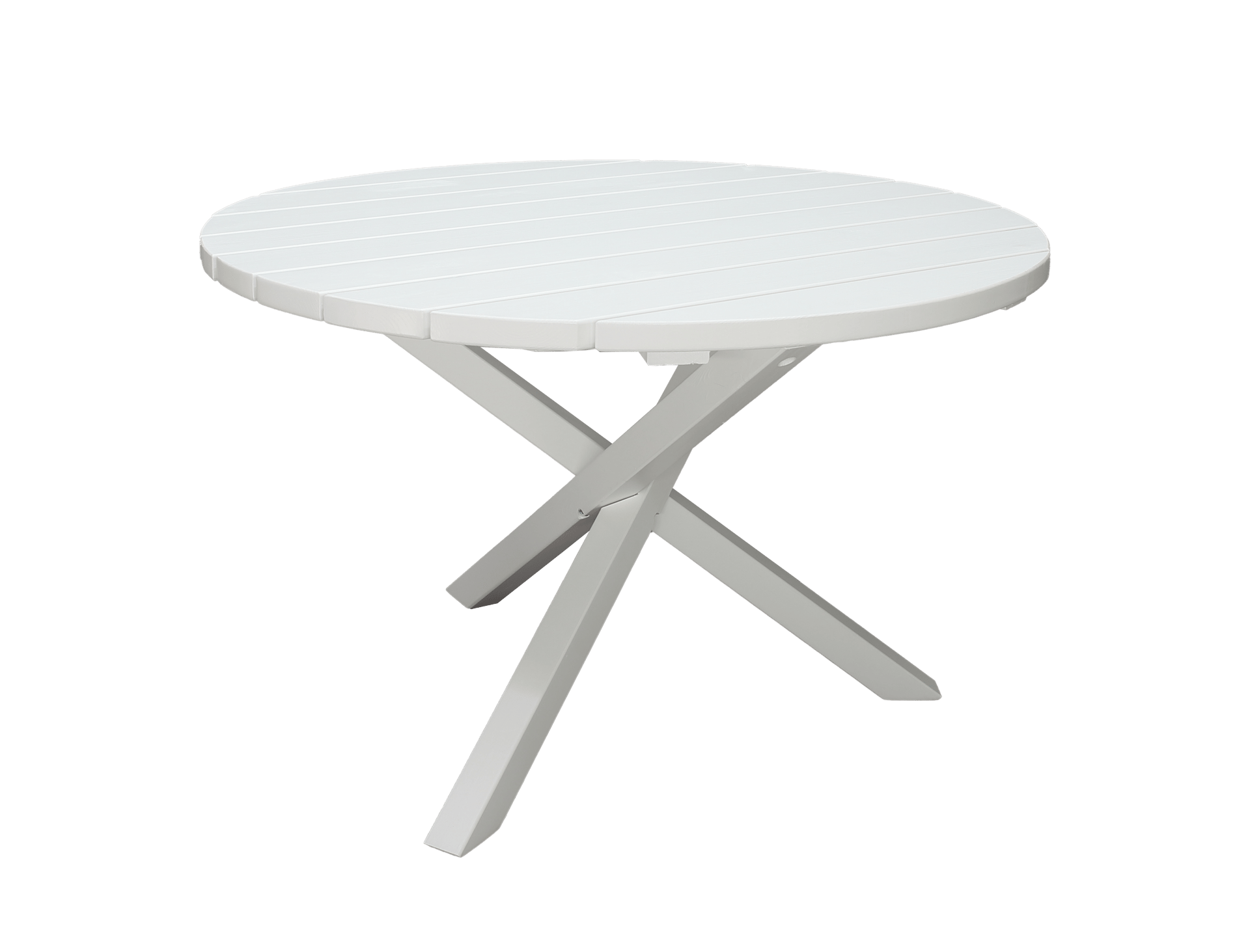 Scottsdale Hagebord Rund Hvit Ø 112 cm - Hvit
