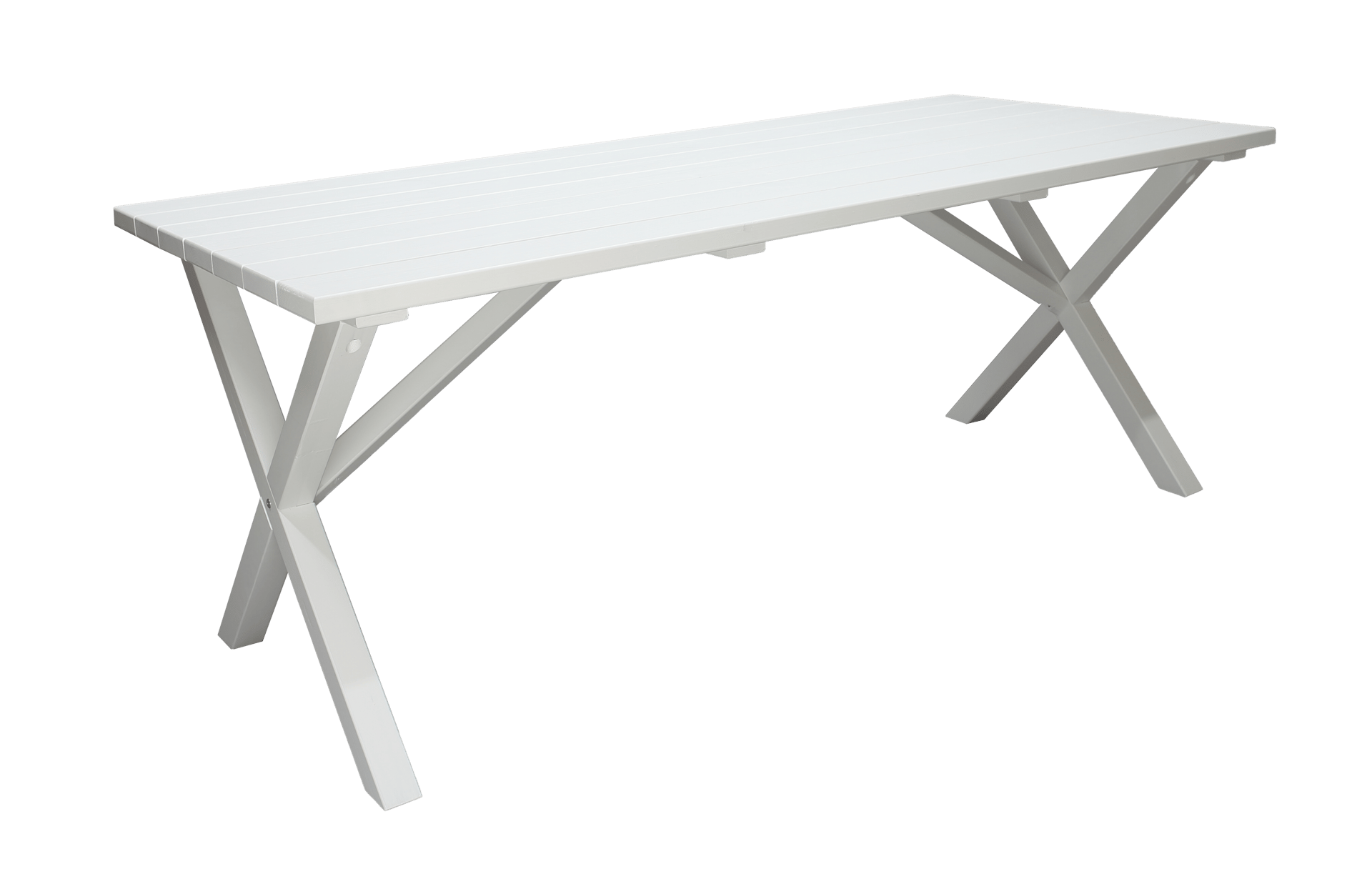 Scottsdale Utebord Rektangulært Hvit 190 cm - Hvit