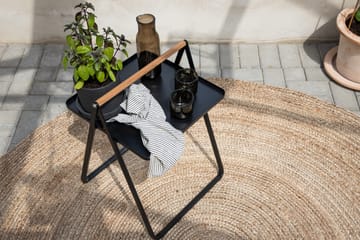 Clarin Sidebord 45 cm - Svart - Hagemøbler - Hagebord - Sidebord