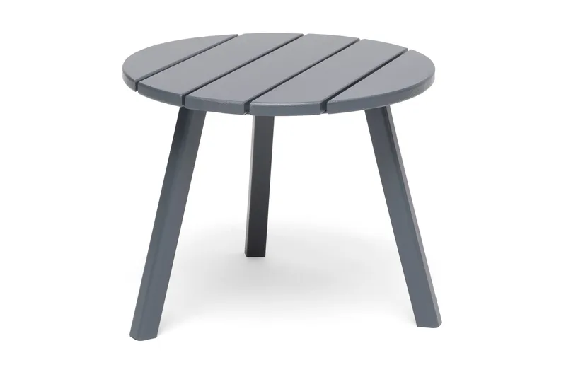Hillerstorp Tennessee rundt sidebord og blomster-ute bord utendørs 50 cm tre, Grå