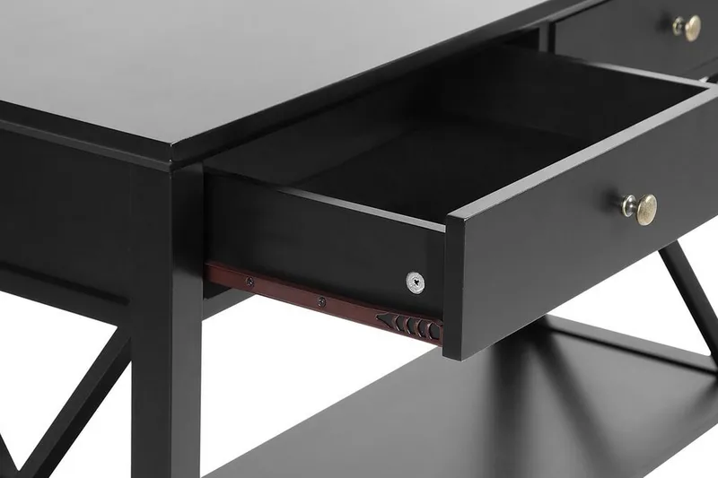 Jahlayah Avlastningsbord - Svart - Hagemøbler - Hagebord - Sidebord