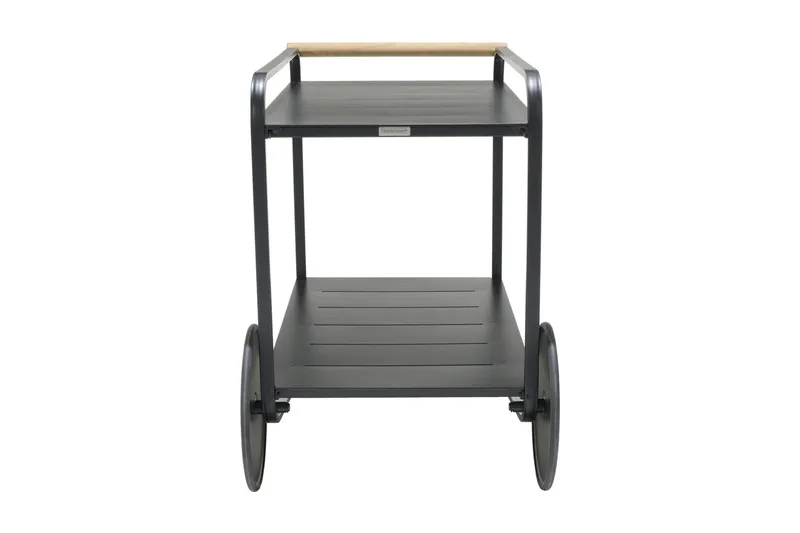 Portals Rullebord 92 cm - Svart/Tre - Hagemøbler - Hagebord - Sidebord