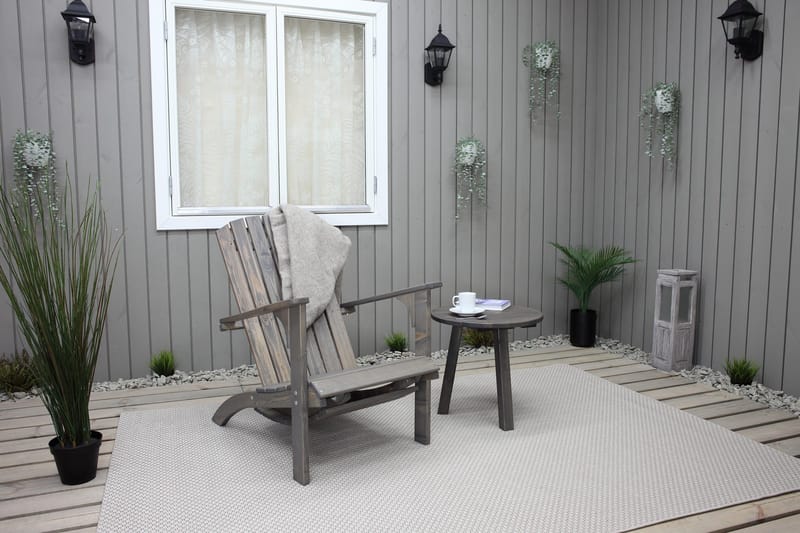 Rolston Avlastningsbord - Grå - Hagemøbler - Hagebord - Sidebord