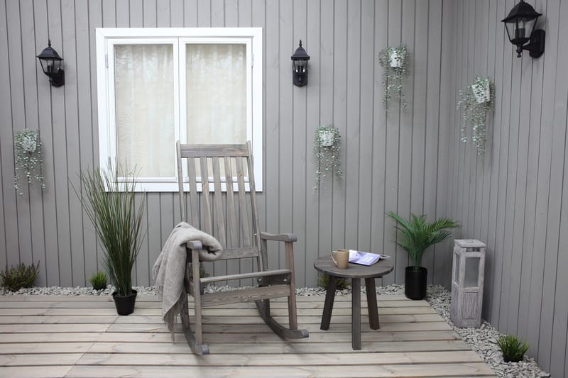 Rolston Avlastningsbord - Grå - Hagemøbler - Hagebord - Sidebord