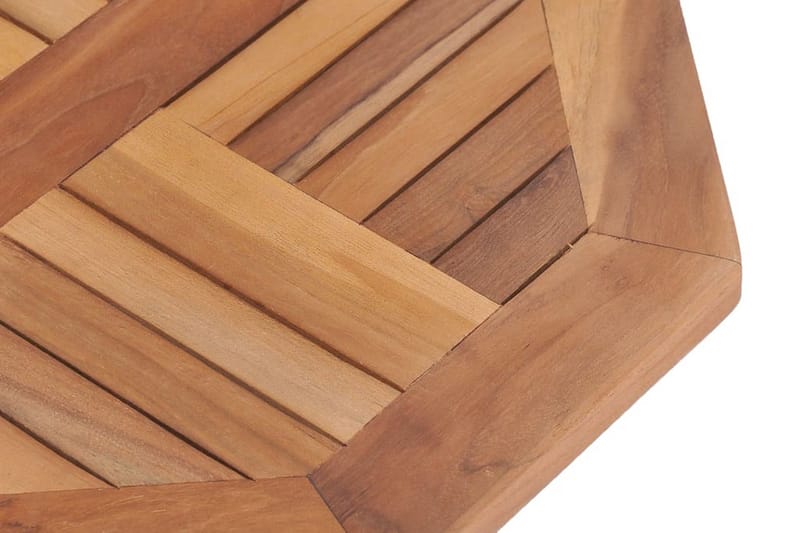 Sammenleggbart hagebord 45x45x45 cm heltre teak - Brun - Sidebord - Balkongbord