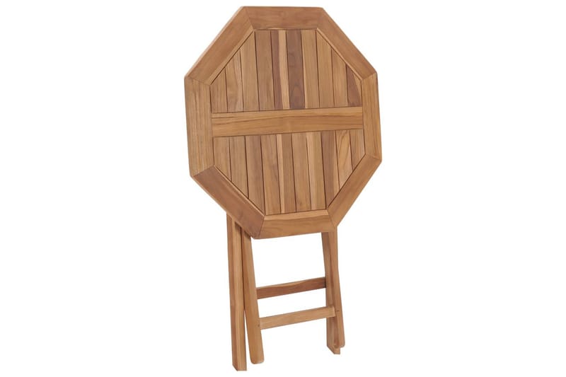 Sammenleggbart hagebord 60x60x75 cm heltre teak - Brun - Hagemøbler - Hagebord - Sidebord
