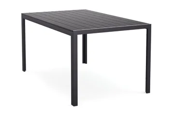 Siri Spisebord 90x150 cm - Svart - Hagemøbler - Hagebord - Spisebord ute
