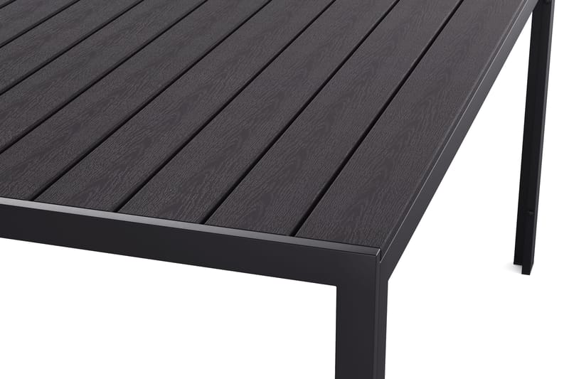 Siri Spisebord 90x150 cm - Svart - Hagemøbler - Hagebord - Spisebord ute