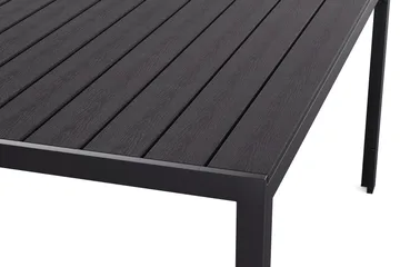 Siri Spisebord 90x150 cm - Svart - Hagemøbler - Hagebord - Spisebord ute