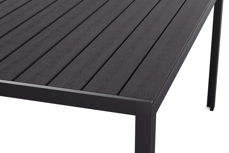 Siri Spisebord 90x150 cm - Svart - Hagemøbler - Hagebord - Spisebord ute