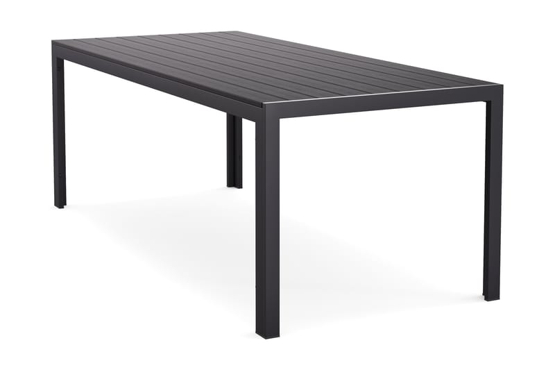 Siri Spisebord 90x205 cm - Svart - Hagemøbler - Hagebord - Spisebord ute