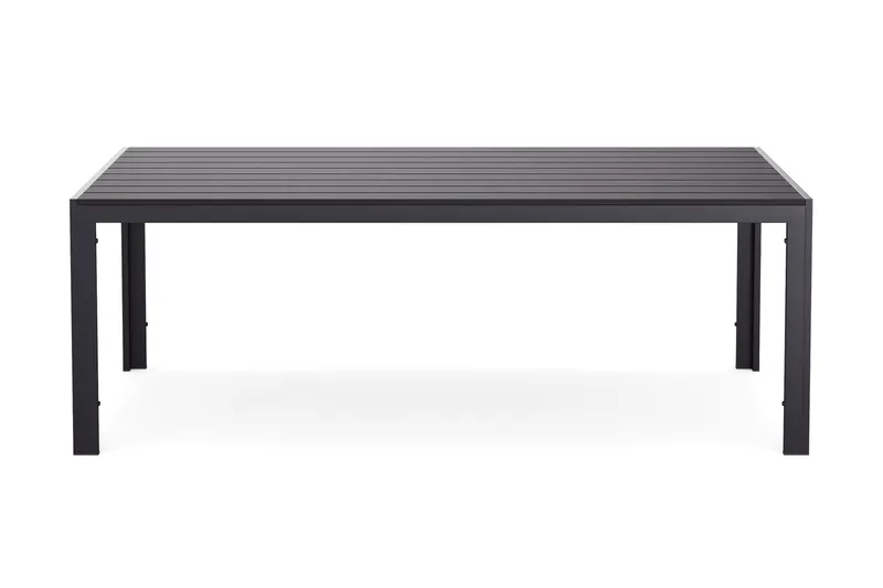 Siri Spisebord 90x205 cm - Svart - Hagemøbler - Hagebord - Spisebord ute