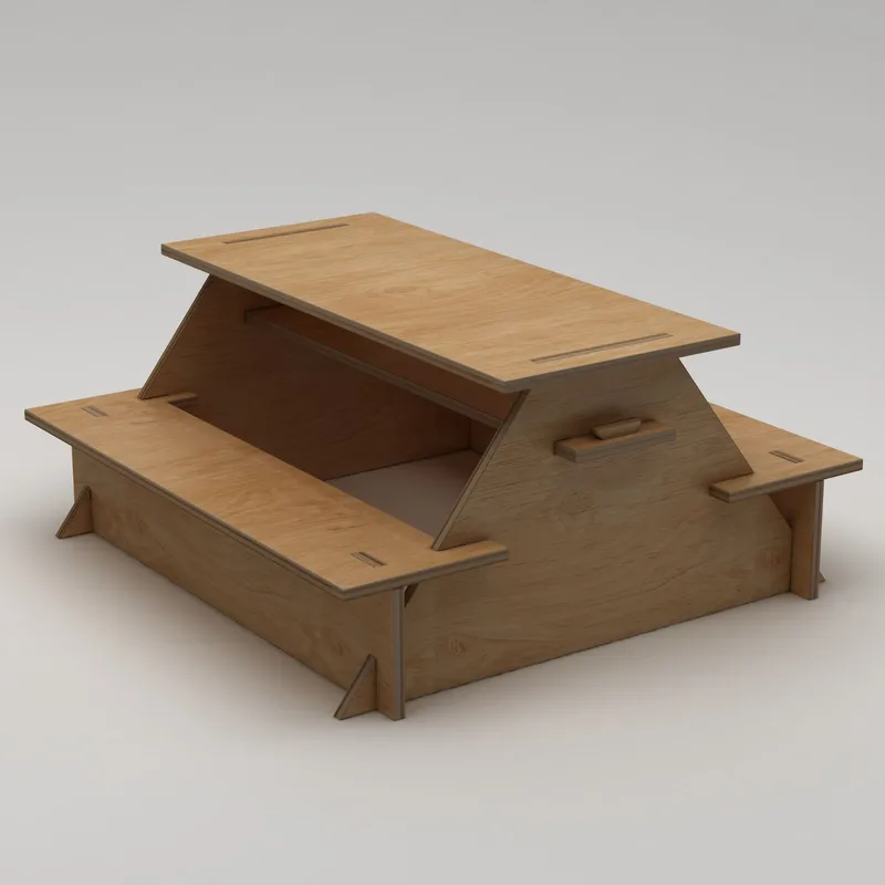 Somira Spisebord utendørs 160 cm, naturlig tre