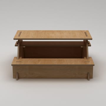 Somira Spisebord utendørs 160 cm - naturlig tre - Hagemøbler - Hagebord - Piknikbord