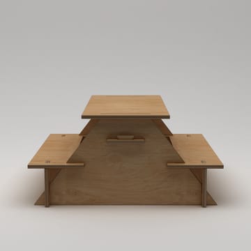 Somira Spisebord utendørs 160 cm - naturlig tre - Hagemøbler - Hagebord - Piknikbord