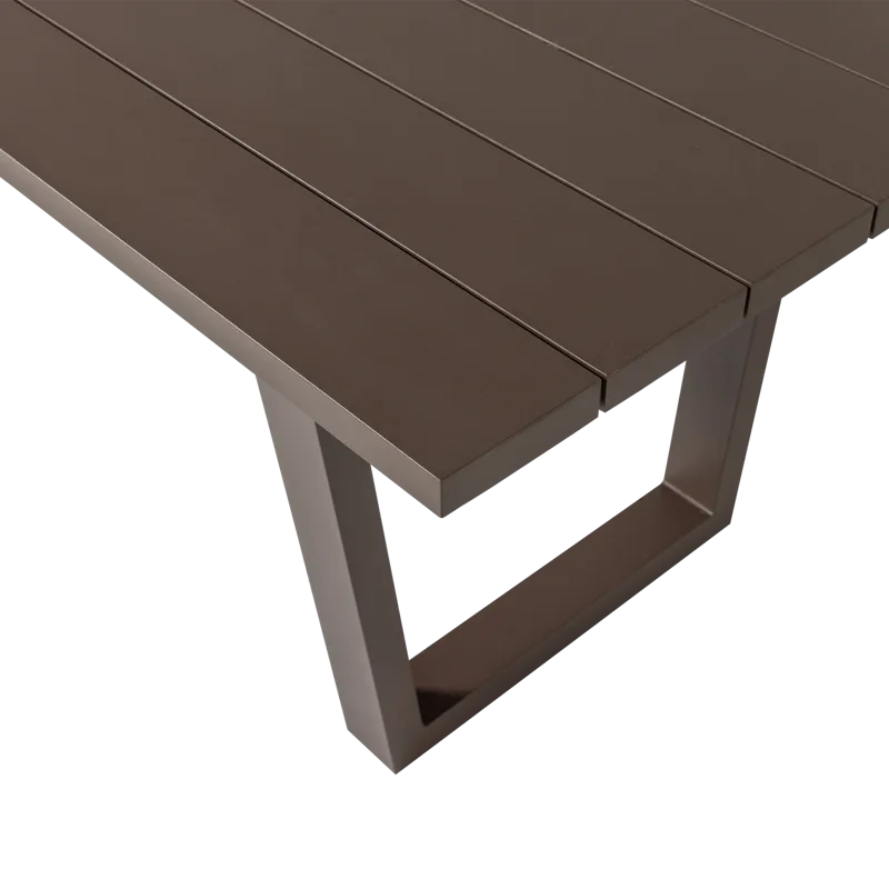 Spisebord Bear 240 cm utendørs - Brun - Hagemøbler - Hagebord - Spisebord ute