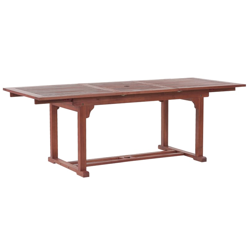 Spisebord Toscana 220 cm, Mørkerød