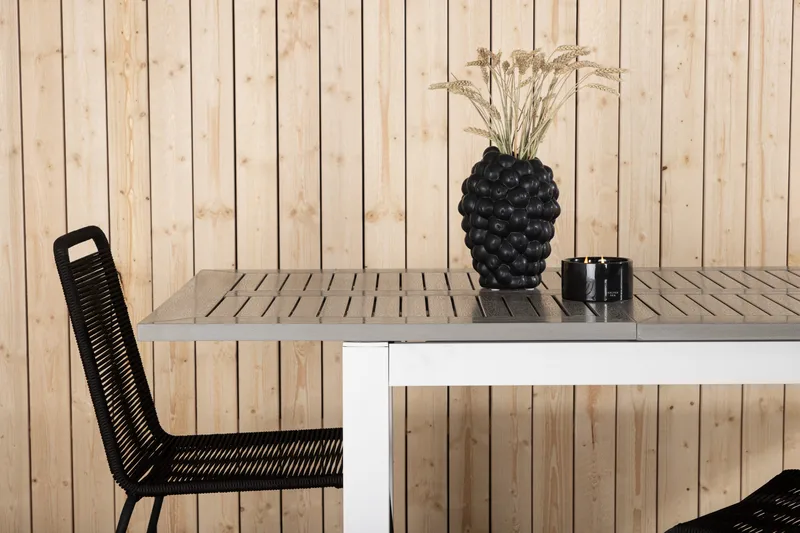 Albany Spisebord 152-210 cm - Grå/Hvit - Hagemøbler - Hagebord - Spisebord ute