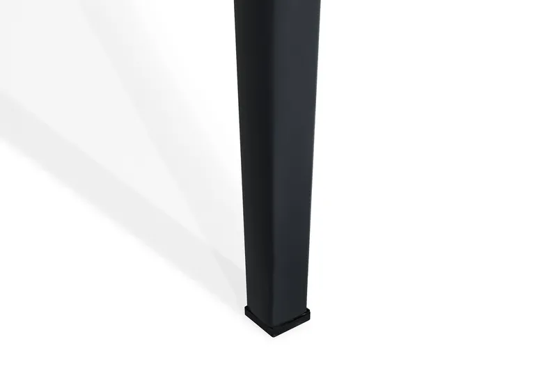 Alex Spisebord 200x100 cm - Svart/Grå Steinlook - Hagemøbler - Hagebord - Spisebord ute