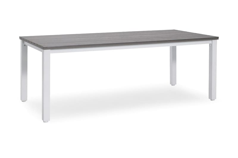 Arlov BORD 90X200 cm - HVit/grå - Hagemøbler - Hagebord - Spisebord ute